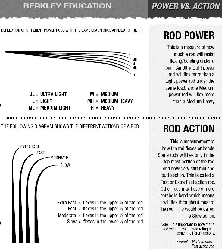Rod action and explanation  Bass Fishing Forums - The Bassholes